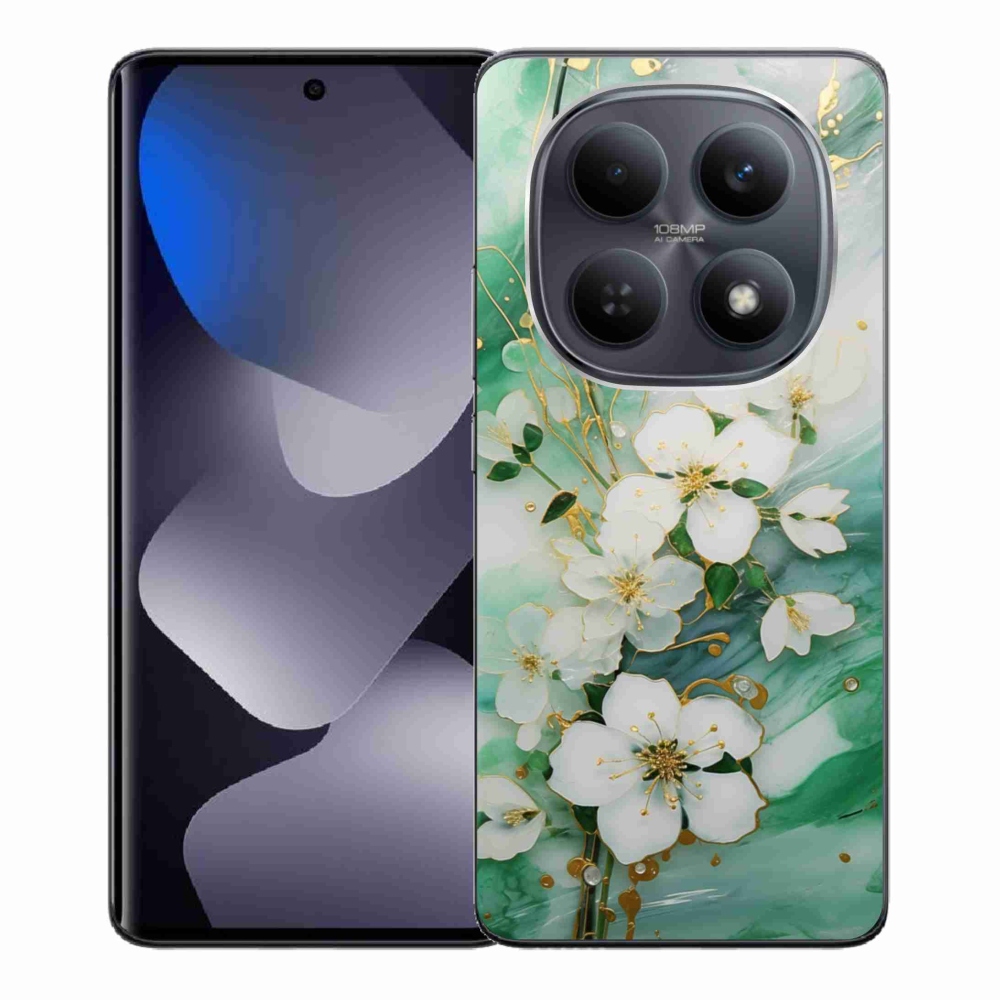 Gél borító mmCase a Xiaomi Redmi Note 15 4G-hez - finom virágok