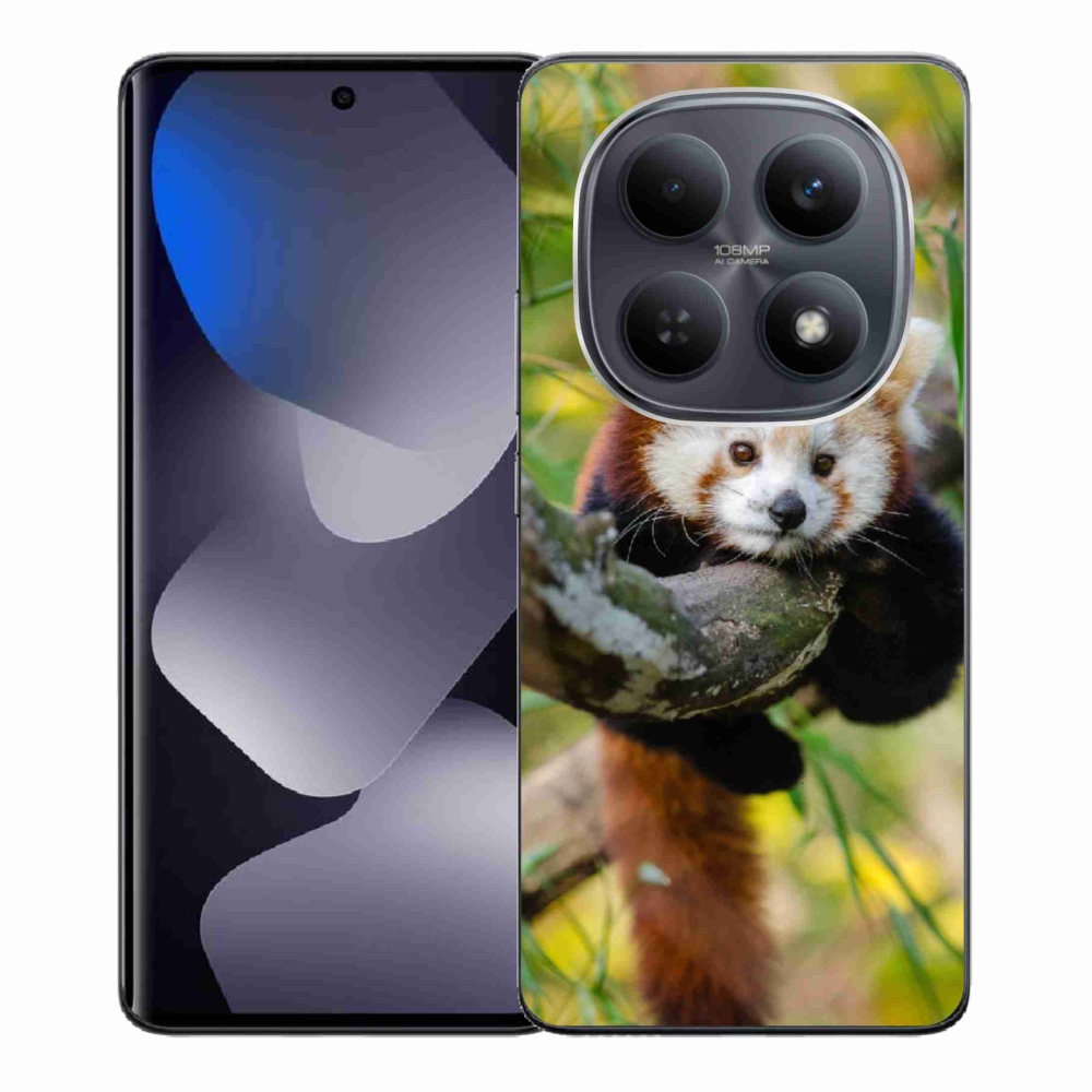 Gél borítás mmCase a Xiaomi Redmi Note 15 4G-hez - panda piros