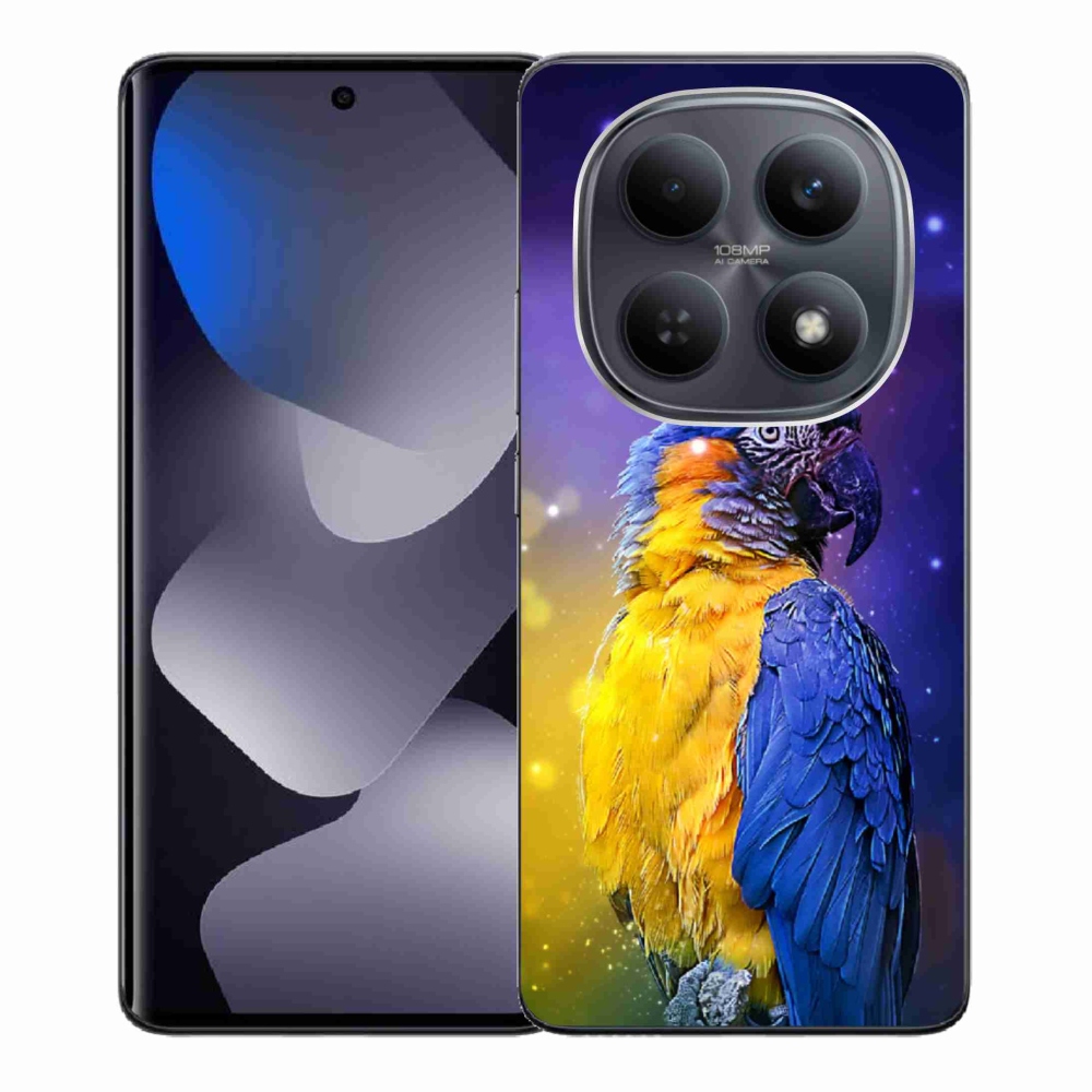 Gél borítás mmCase a Xiaomi Redmi Note 15 4G-hez - papagáj ara 1