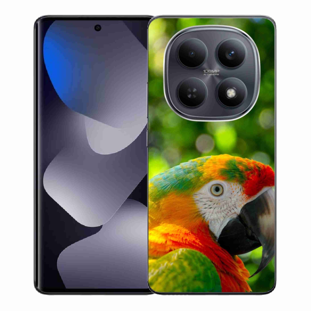 Gél borítás mmCase a Xiaomi Redmi Note 15 4G-hez - papagáj ara 3