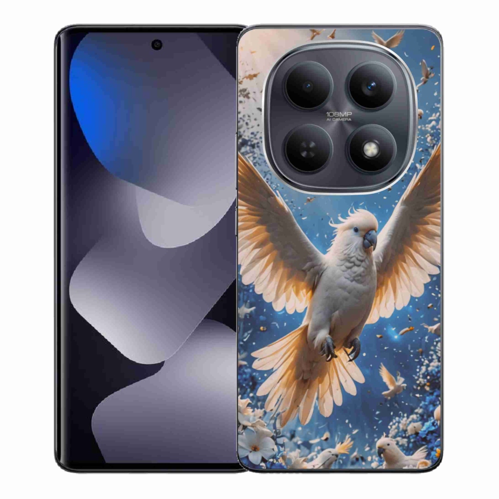 Gél borítás mmCase a Xiaomi Redmi Note 15 4G-hez - papagáj kakadu
