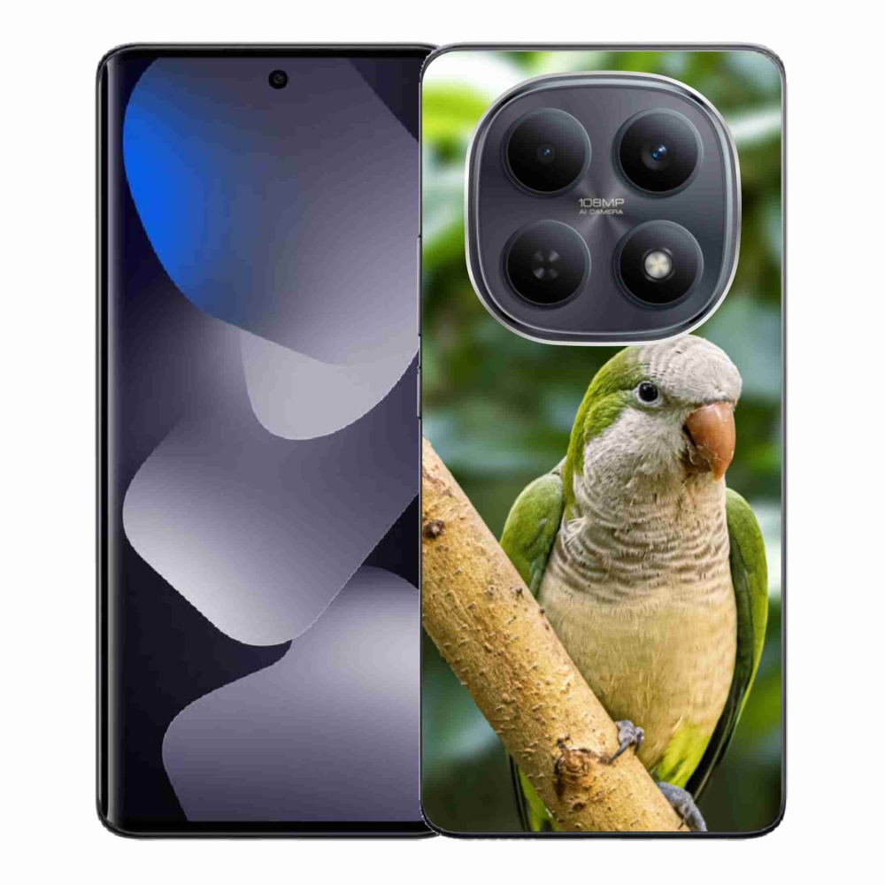 Gél borítás mmCase a Xiaomi Redmi Note 15 4G készülékhez - papagáj