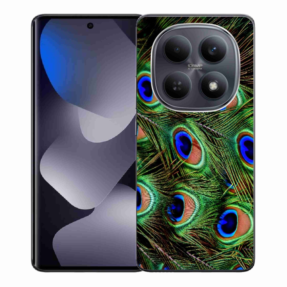 Gél borítás mmCase a Xiaomi Redmi Note 15 4G-hez - pávatoll