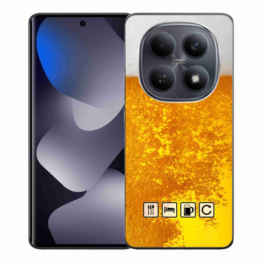 Gél borítás mmCase a Xiaomi Redmi Note 15 4G-hez - sör motívum 3