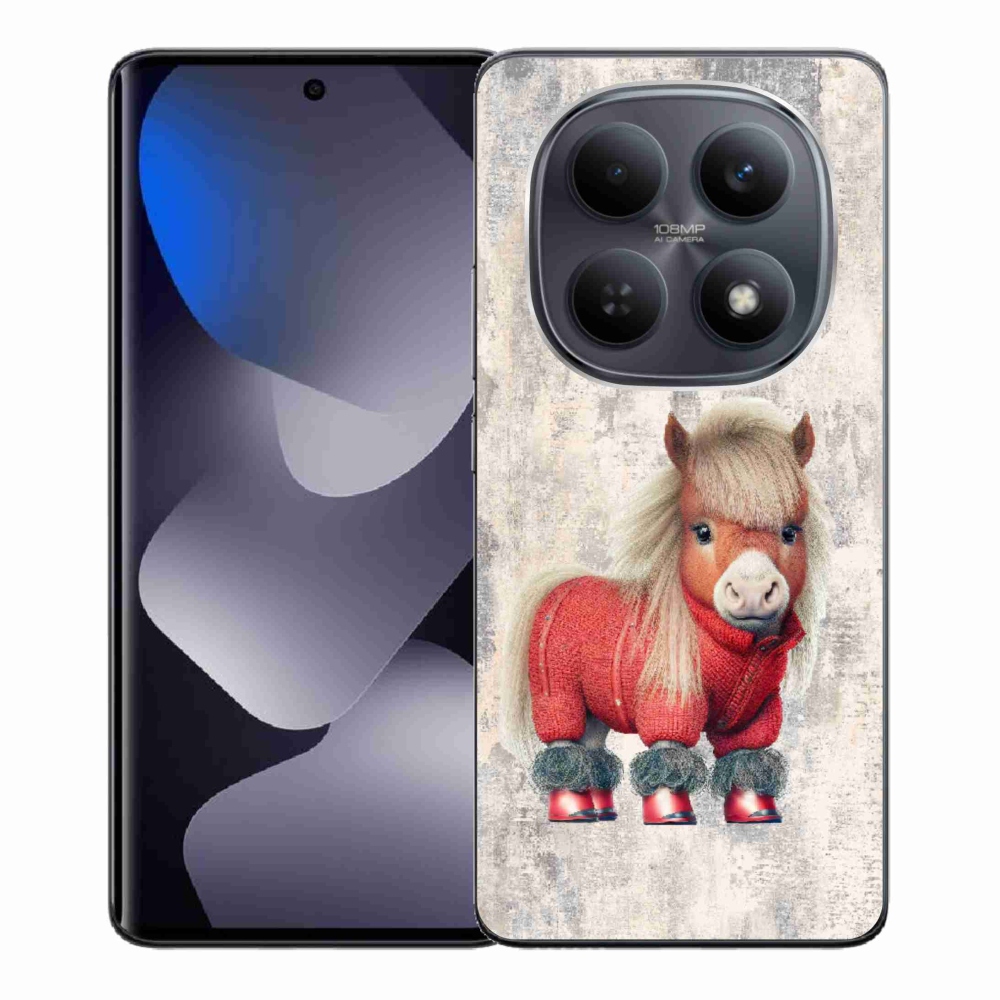 Gél borítás mmCase a Xiaomi Redmi Note 15 4G-hez - póni pulóverben