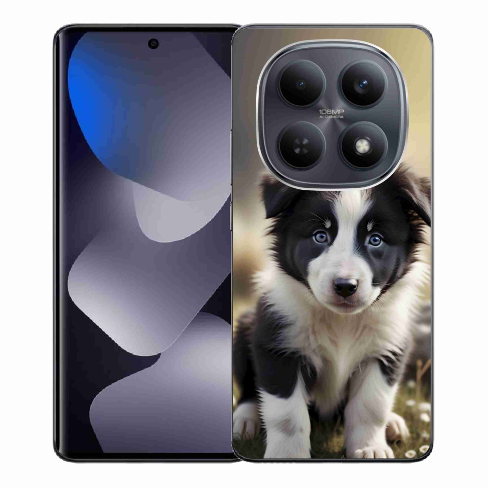 Gél borítás mmCase a Xiaomi Redmi Note 15 4G-hez - aranyos border collie