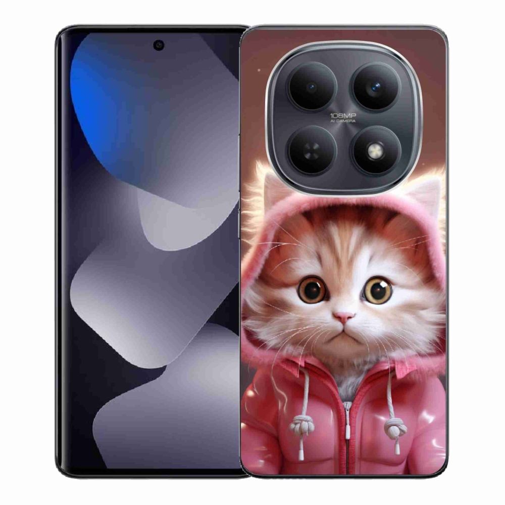 Gél borítás mmCase a Xiaomi Redmi Note 15 4G-hez - aranyos cica 3