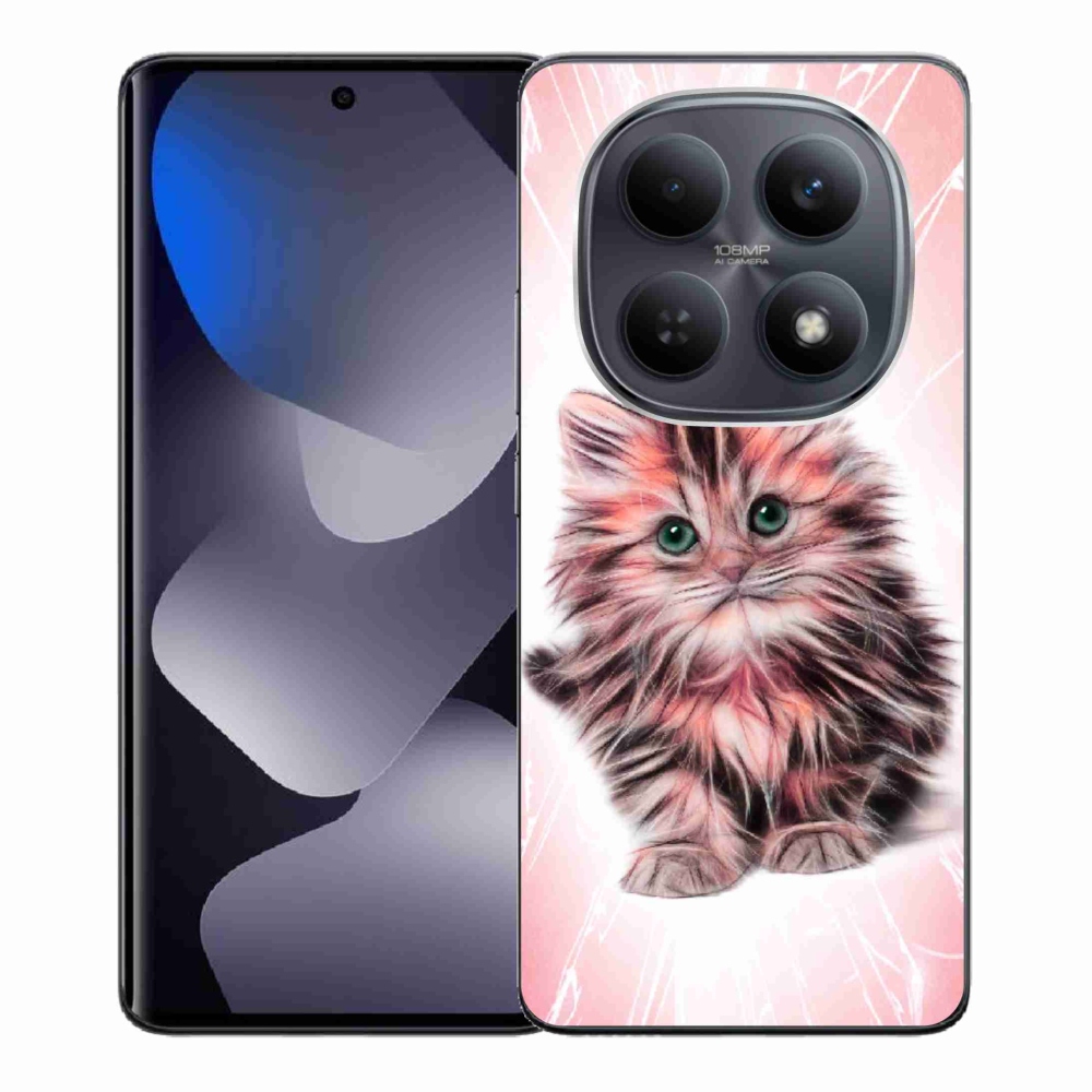 Gél borítás mmCase a Xiaomi Redmi Note 15 4G-hez - aranyos cica