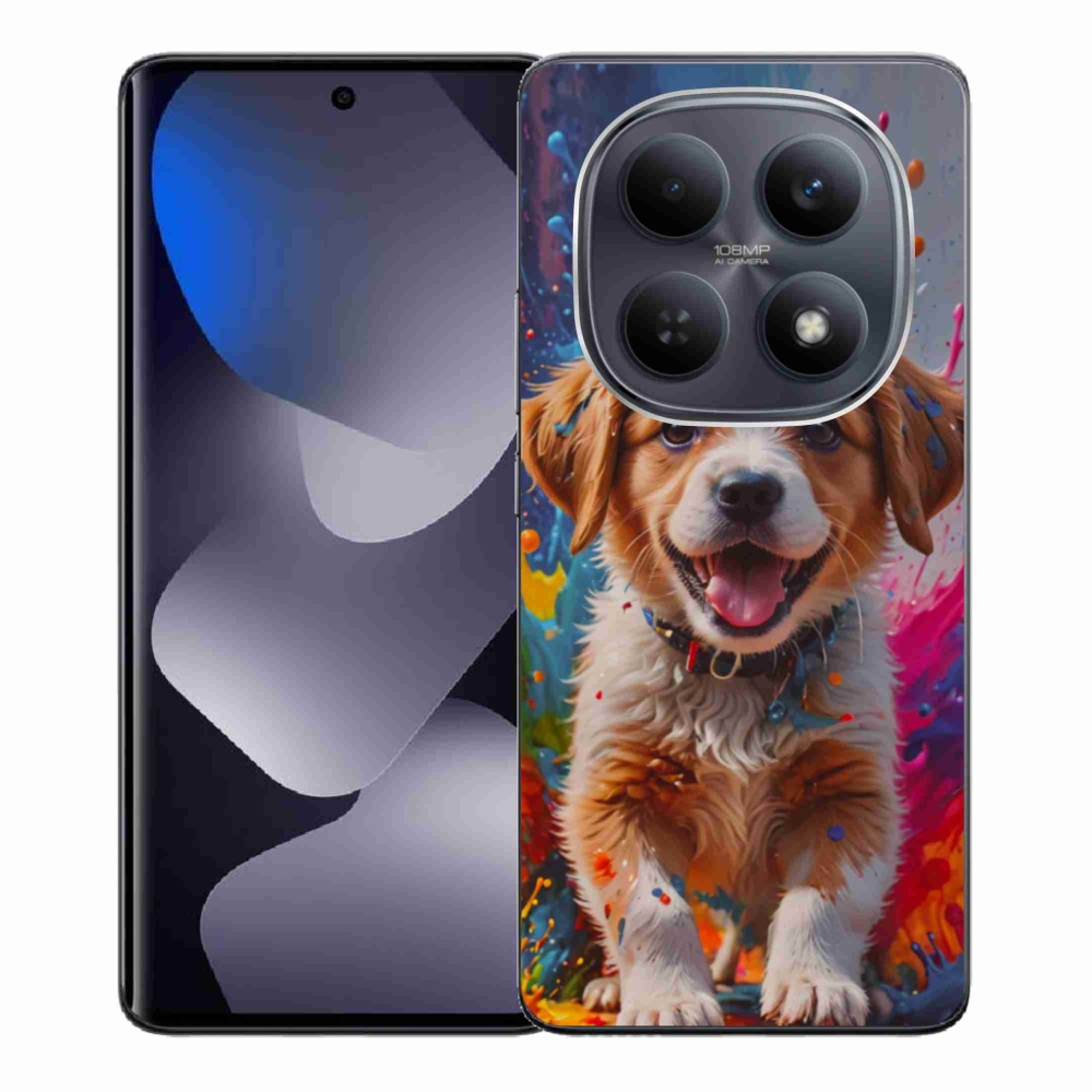 Gél borítás mmCase a Xiaomi Redmi Note 15 4G-hez - aranyos kiskutya 3
