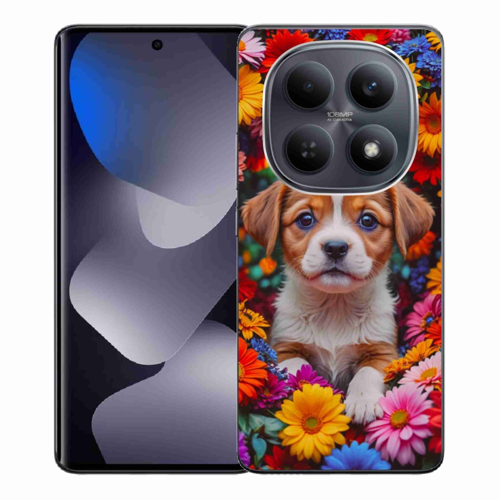 Gél borítás mmCase a Xiaomi Redmi Note 15 4G-hez - aranyos kiskutya