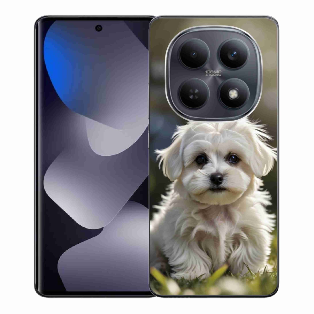 Gél borítás mmCase a Xiaomi Redmi Note 15 4G-hez - aranyos máltai kutya