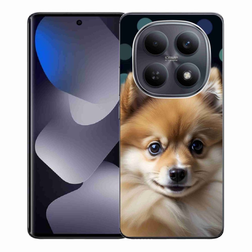 Gél borítás mmCase a Xiaomi Redmi Note 15 4G-hez - aranyos pomerániai állat