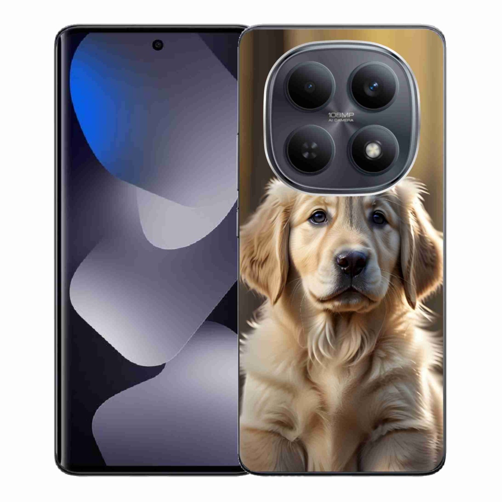 Gél borítás mmCase a Xiaomi Redmi Note 15 4G-hez - aranyos arany retriever