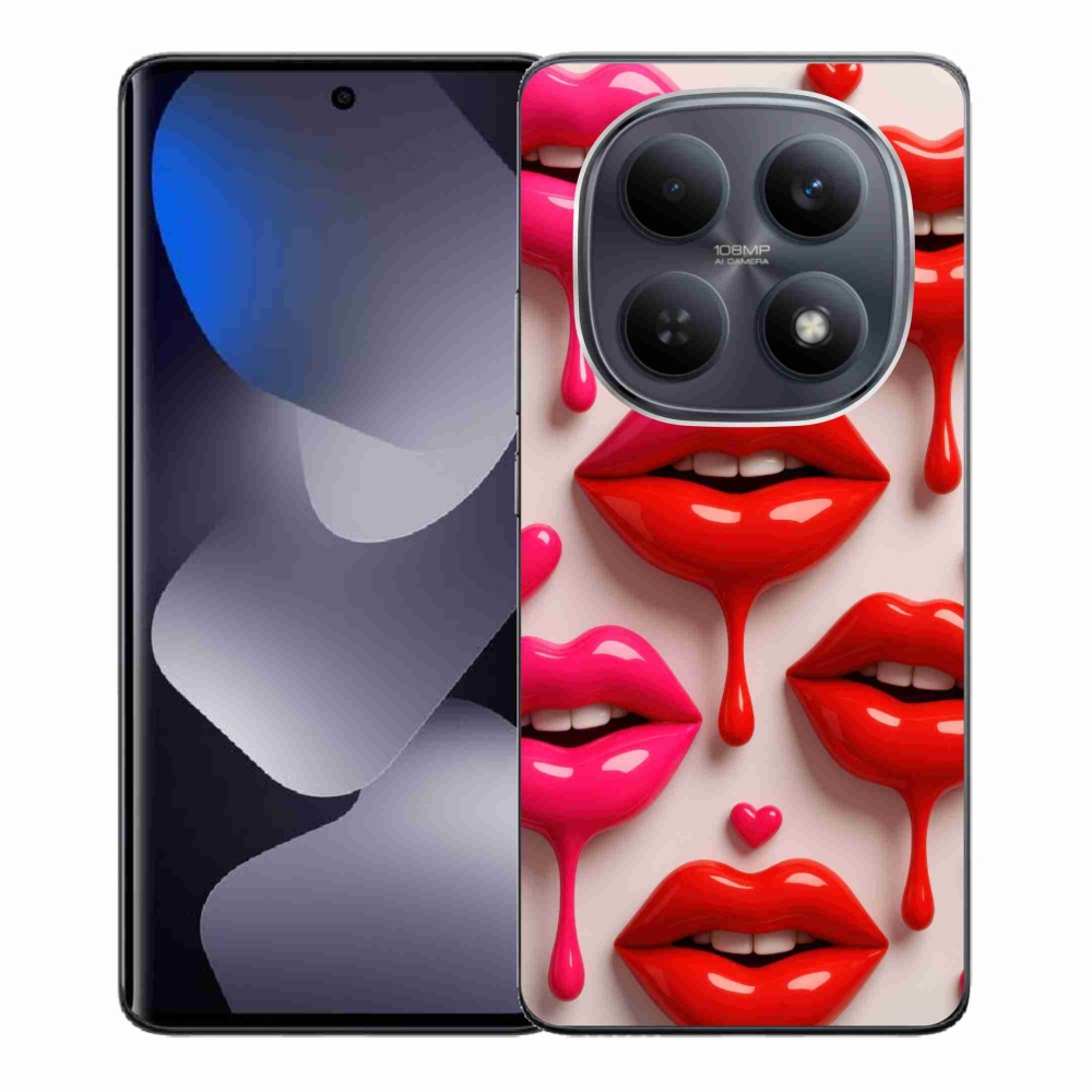 Gél borítás mmCase a Xiaomi Redmi Note 15 4G-hez - ajkak 2