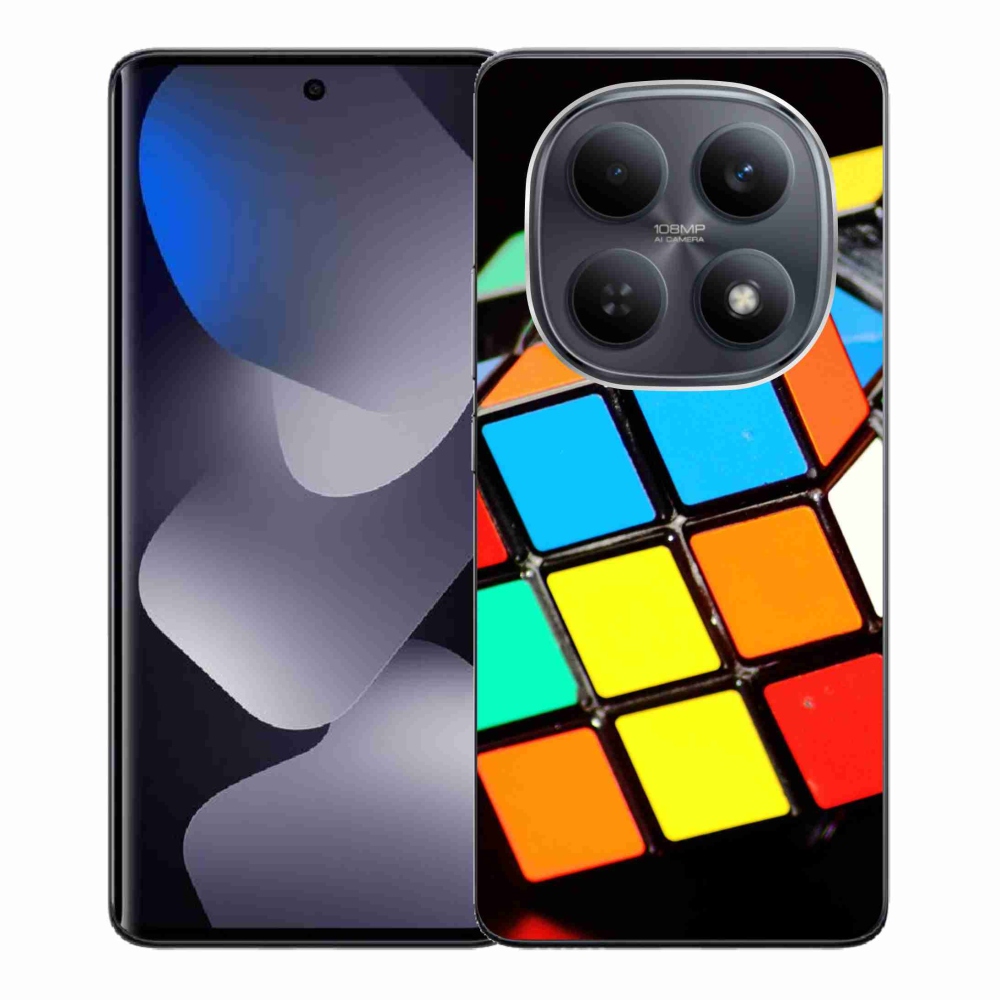 Gél borítás mmCase a Xiaomi Redmi Note 15 4G-hez - Rubik-kocka