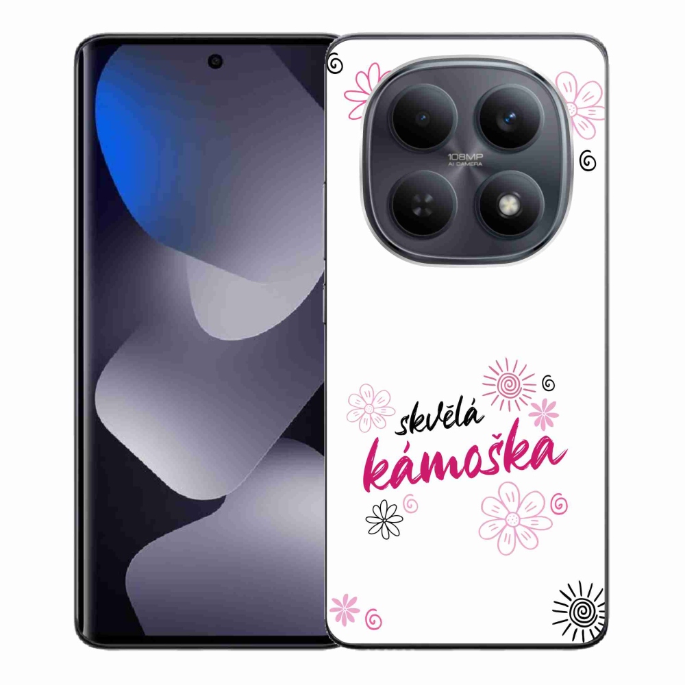 Gél borító mmCase a Xiaomi Redmi Note 15 4G - nagyszerű haver fehér háttérrel