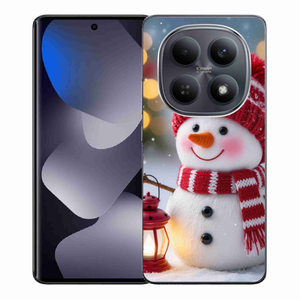 Gél borítás mmCase a Xiaomi Redmi Note 15 4G-hez - hóember 2