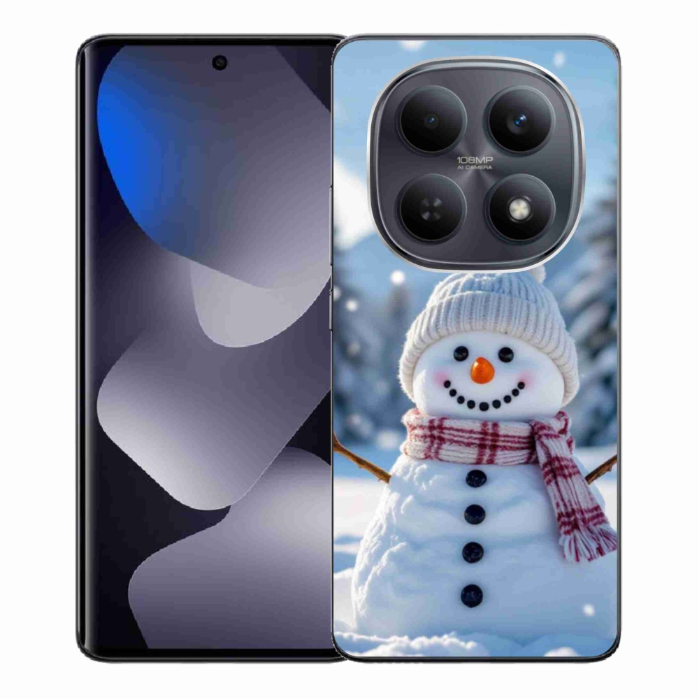 Gél borítás mmCase a Xiaomi Redmi Note 15 4G-hez - hóember 3