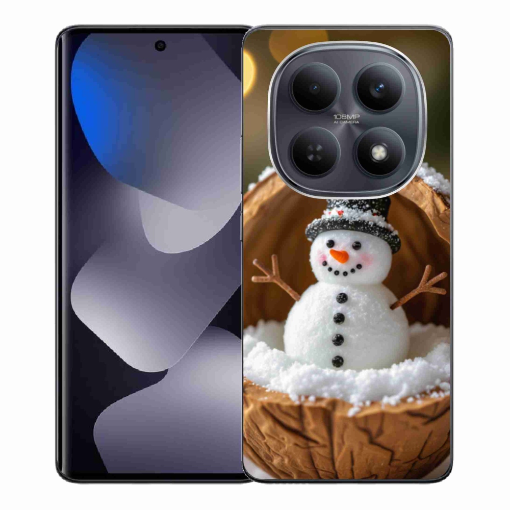 Gél borítás mmCase a Xiaomi Redmi Note 15 4G-hez - hóember 4