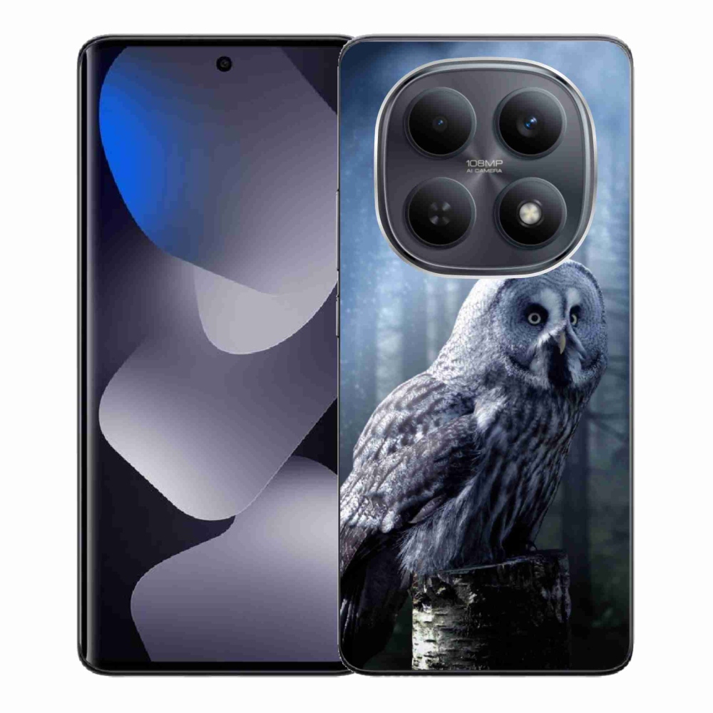Gél borítás mmCase a Xiaomi Redmi Note 15 4G-hez - bagoly