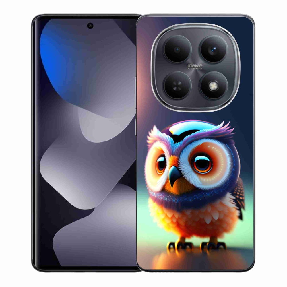 Gél borítás mmCase a Xiaomi Redmi Note 15 4G-hez - bagoly