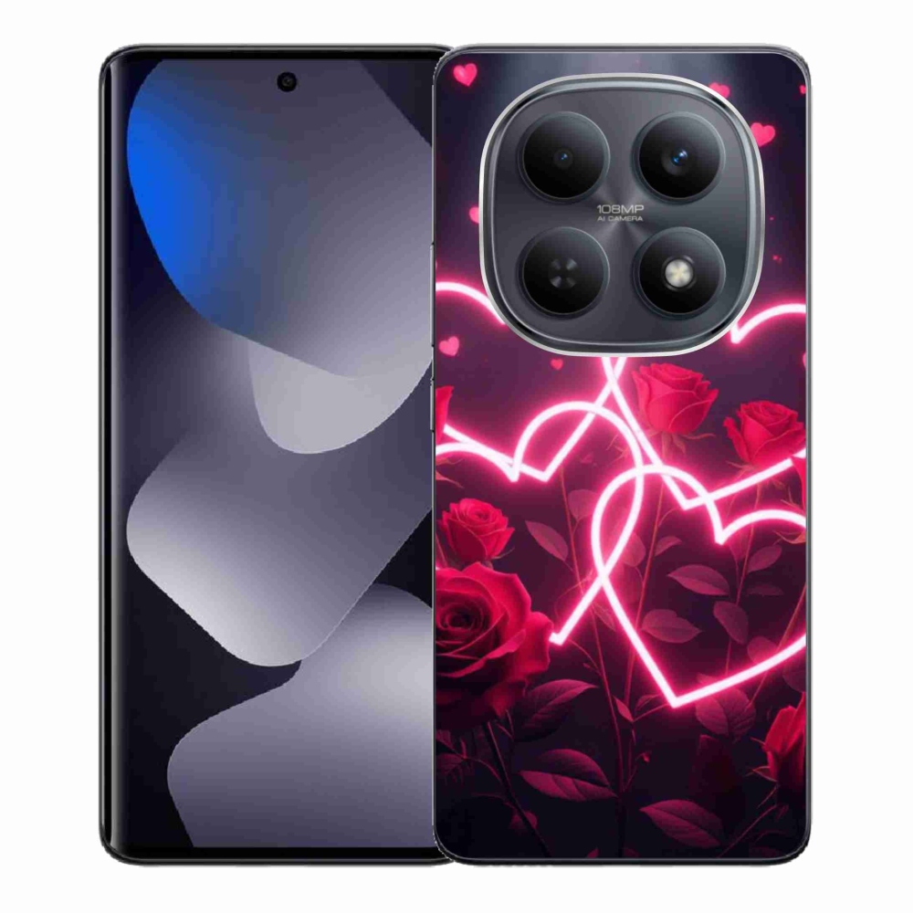 Gél borítás mmCase a Xiaomi Redmi Note 15 4G-hez - a szerelem szíve