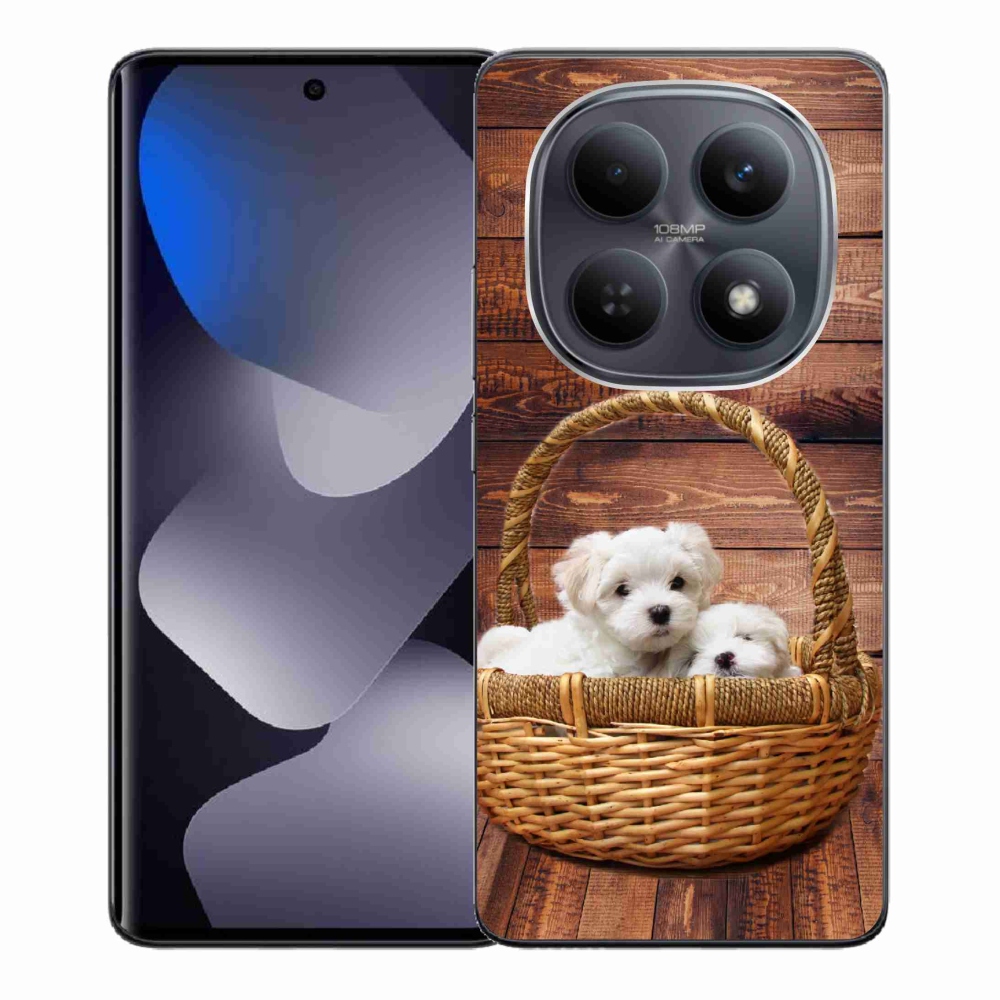 Gél borítás mmCase a Xiaomi Redmi Note 15 4G - kölyökkutyákhoz