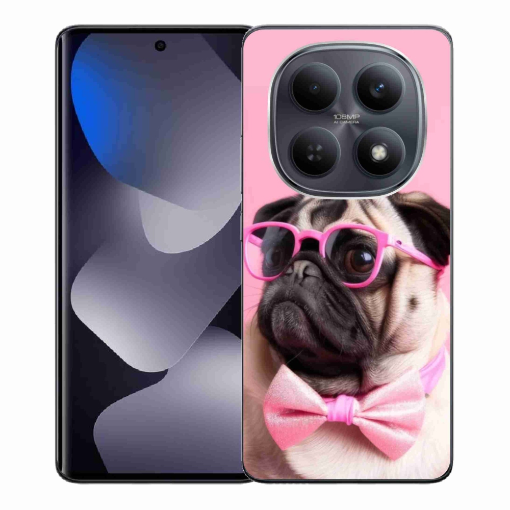 Gél borító mmCase a Xiaomi Redmi Note 15 4G-hez - stílusos mopsz
