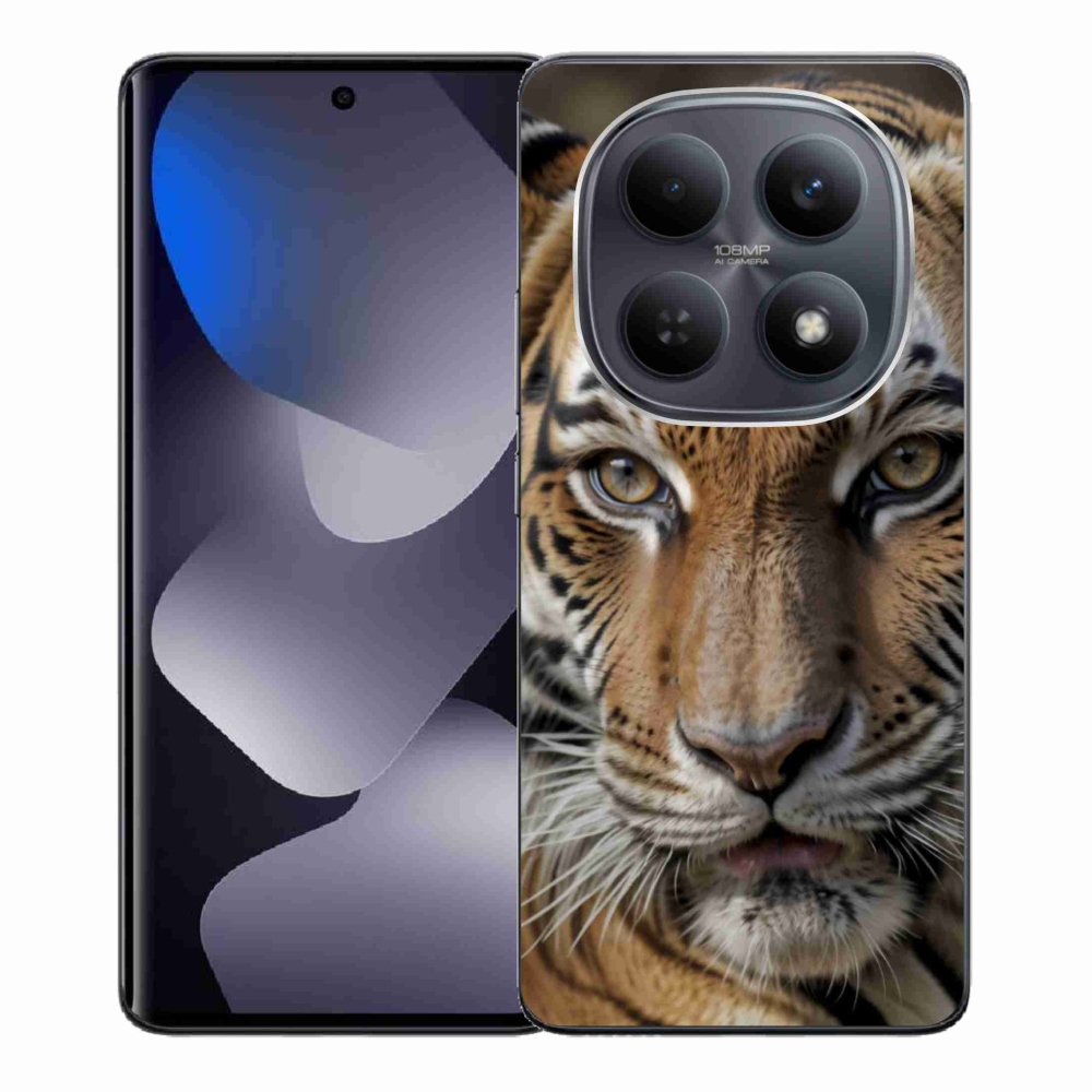 Gél borítás mmCase a Xiaomi Redmi Note 15 4G-hez - tigris nézet