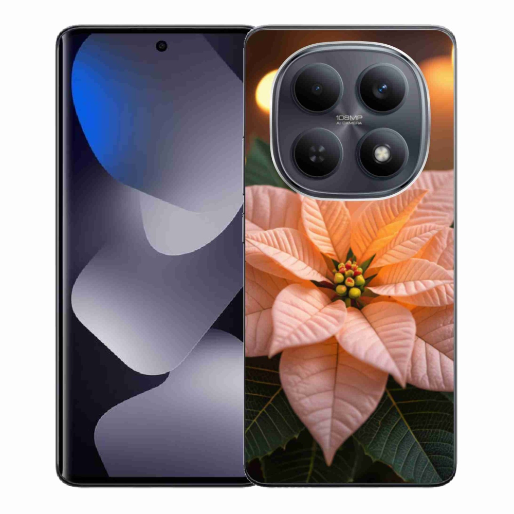 Gél borítás mmCase a Xiaomi Redmi Note 15 4G-hez - Karácsonyi csillag