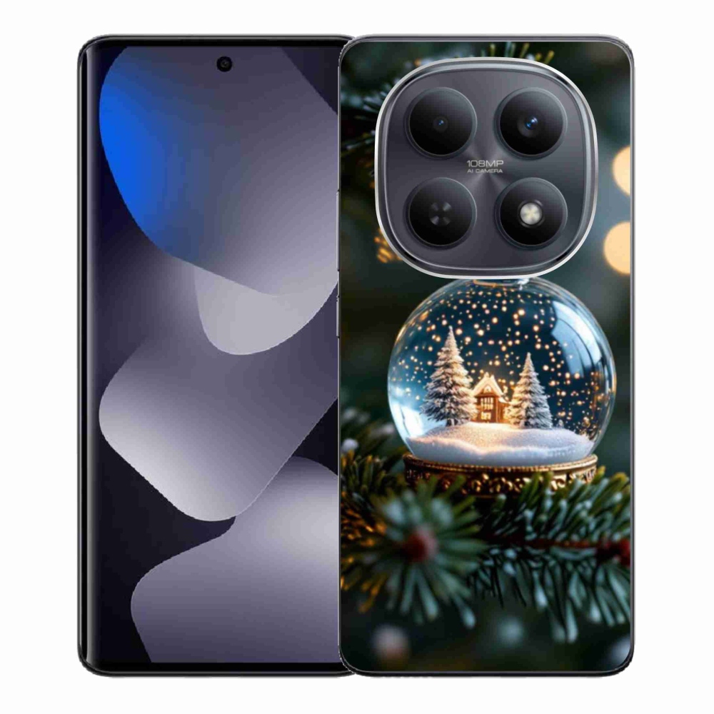 Gél borítás mmCase a Xiaomi Redmi Note 15 4G-hez - Karácsonyi golyók 2