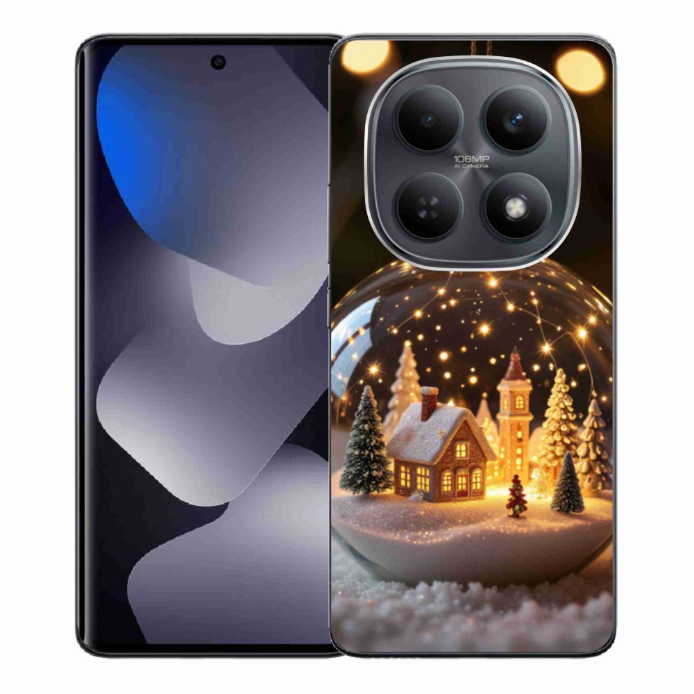 Gél borító mmCase a Xiaomi Redmi Note 15 4G-hez - Karácsonyi labda 3