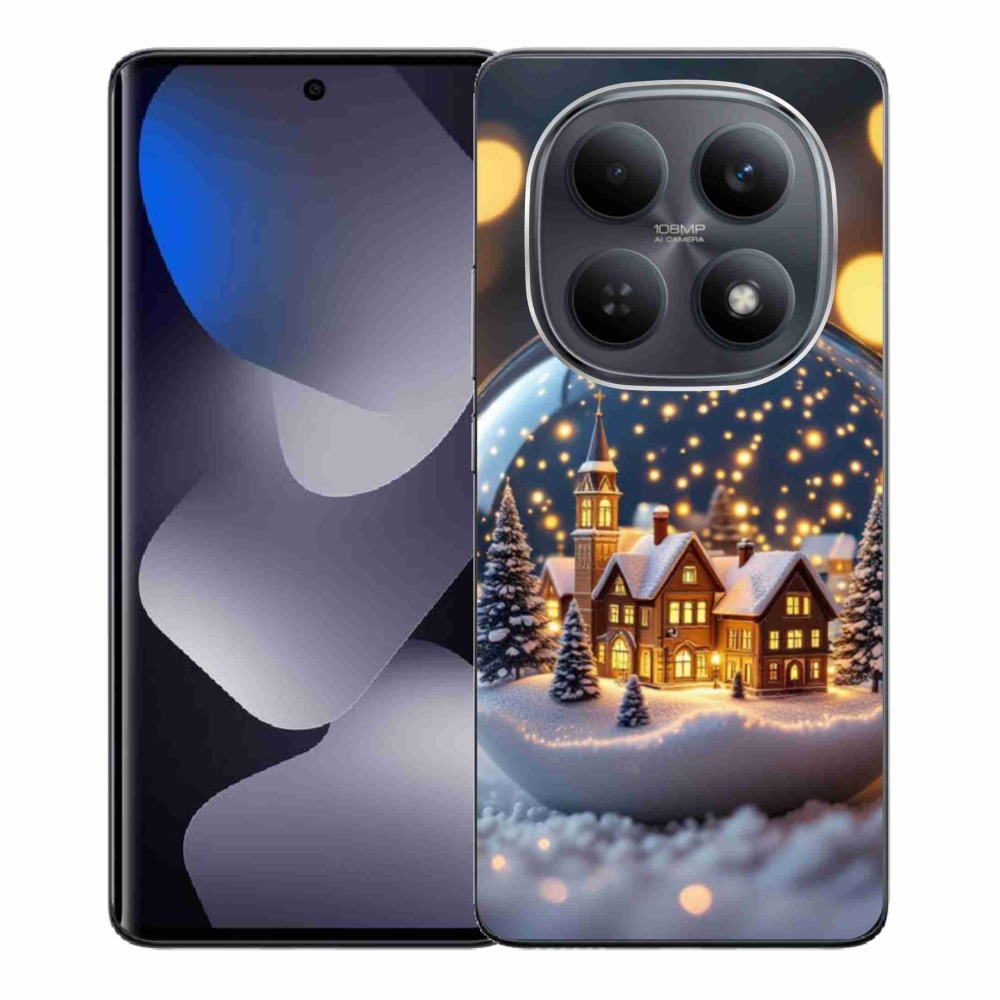 Gél borító mmCase a Xiaomi Redmi Note 15 4G-hez - Karácsonyi golyók 4