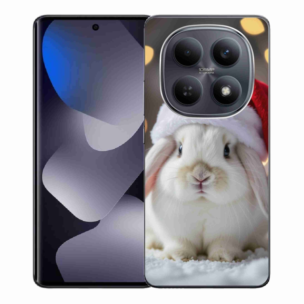 Gél borítás mmCase a Xiaomi Redmi Note 15 4G-hez - karácsonyi nyuszi