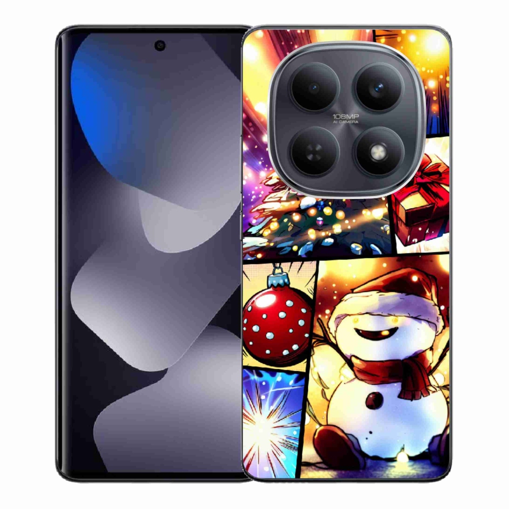 Gél borító mmCase a Xiaomi Redmi Note 15 4G-hez - karácsonyi motívumok 1