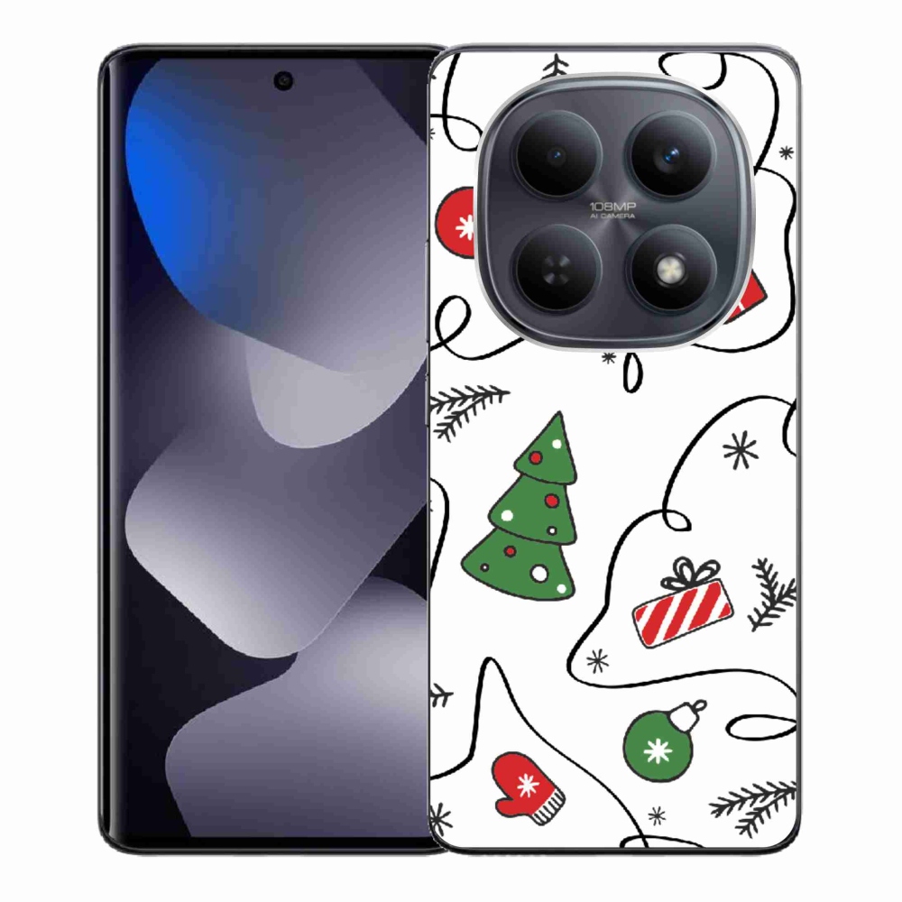 Gél borítás mmCase a Xiaomi Redmi Note 15 4G-hez - karácsonyi motívumok