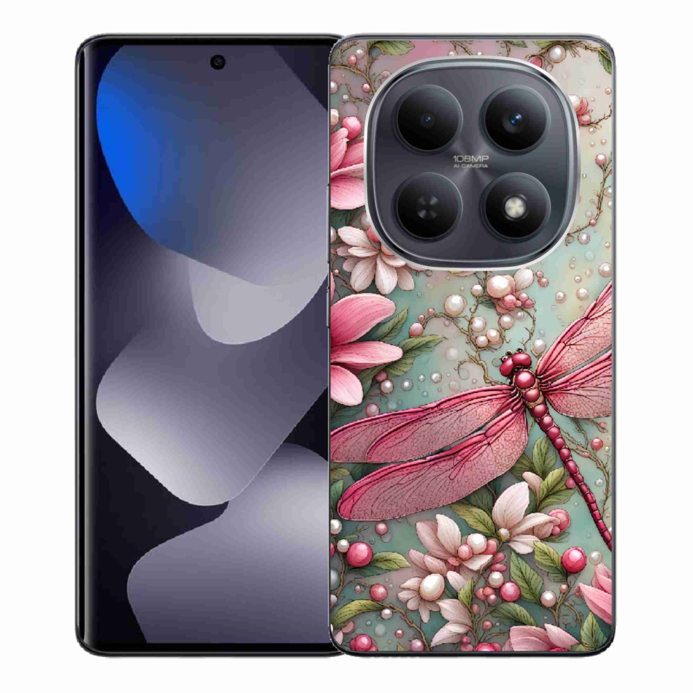 Gél borítás mmCase a Xiaomi Redmi Note 15 4G-hez - szitakötő