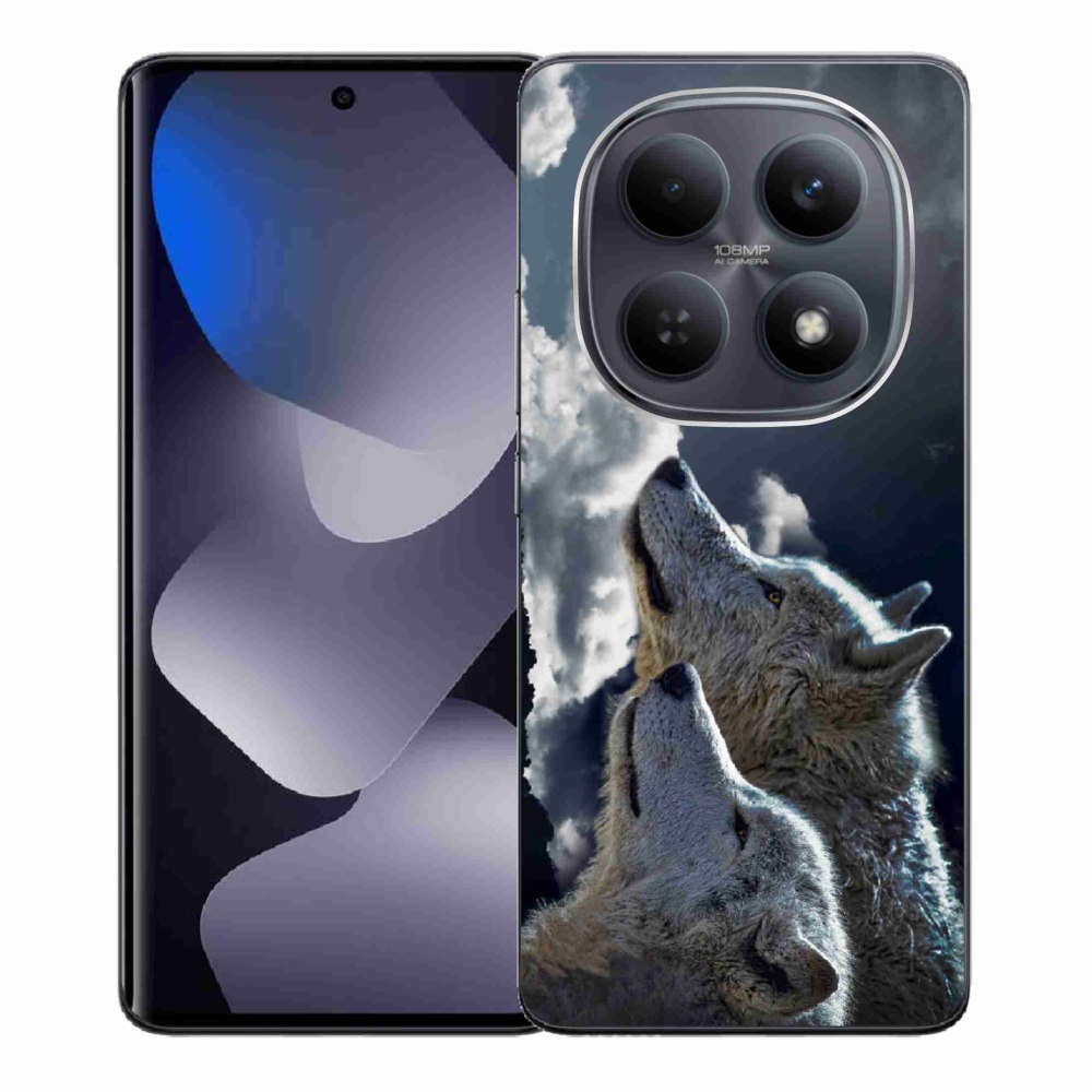 Gél borítás mmCase a Xiaomi Redmi Note 15 4G - farkasok számára