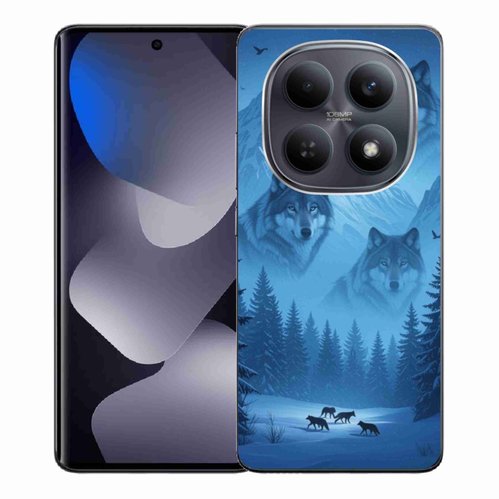 Gél borítás mmCase a Xiaomi Redmi Note 15 4G-hez - farkas csomag