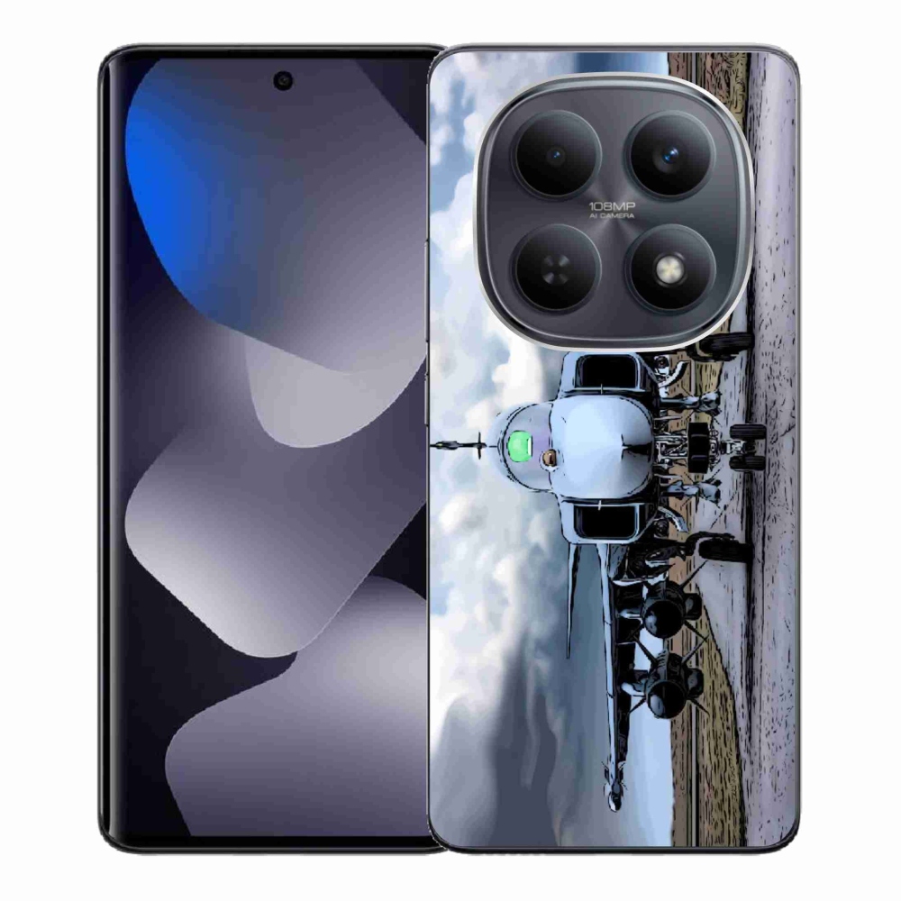 Gél borítás mmCase a Xiaomi Redmi Note 15 4G - katonai repülőgéphez