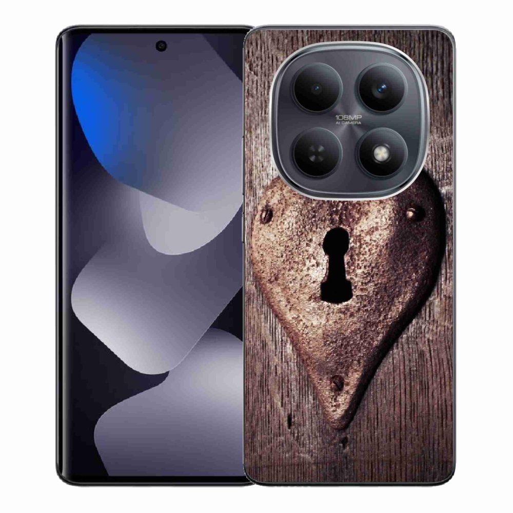 Gél borítás mmCase a Xiaomi Redmi Note 15 4G-hez - szív alakú zárral