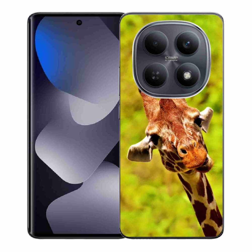 Zselés borítás mmCase a Xiaomi Redmi Note 15 4G-hez - zsiráf