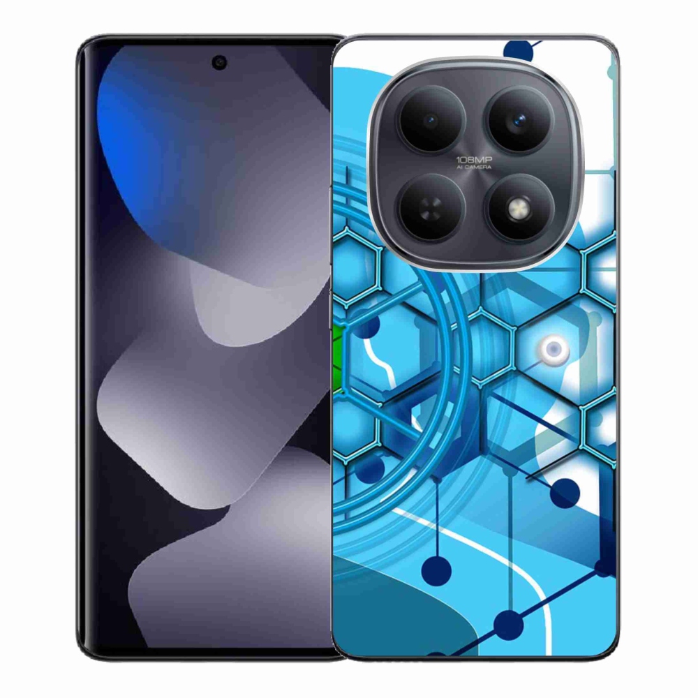 Gél borítás mmCase a Xiaomi Redmi Note 15 5G/Poco M8 5G számára - absztrakt minta 2