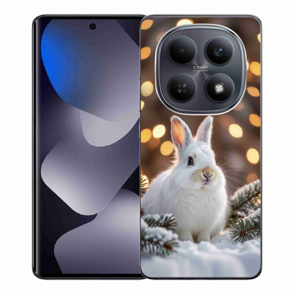 Gél borítás mmCase a Xiaomi Redmi Note 15 5G/Poco M8 5G - fehér nyúlhoz