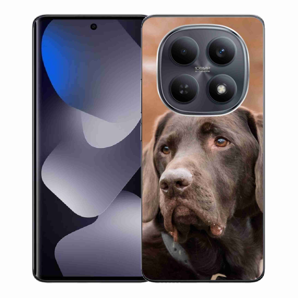 Gél borítás mmCase a Xiaomi Redmi Note 15 5G/Poco M8 5G - barna labradorhoz