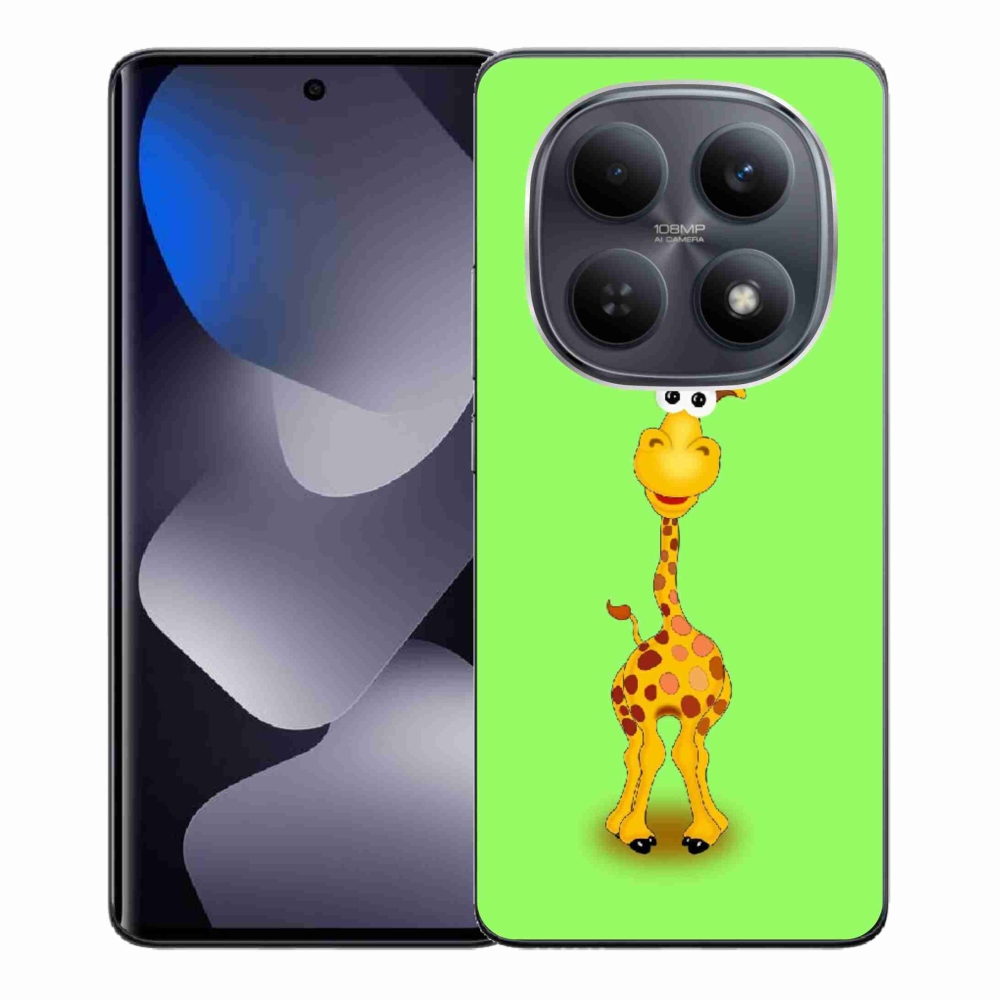 Gél borítás mmCase a Xiaomi Redmi Note 15 5G/Poco M8 5G számára - rajzfilm zsiráf