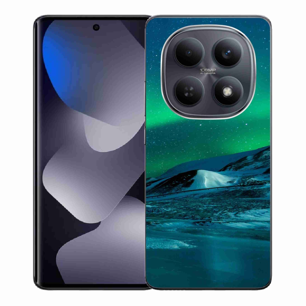 Gél borítás mmCase a Xiaomi Redmi Note 15 5G/Poco M8 5G - aurora borealis számára