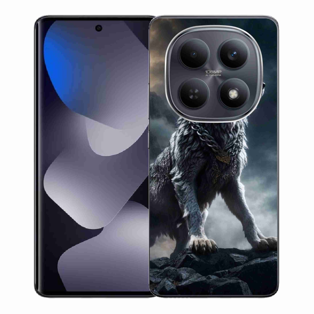 Gél borítás mmCase a Xiaomi Redmi Note 15 5G/Poco M8 5G számára - farkas 1