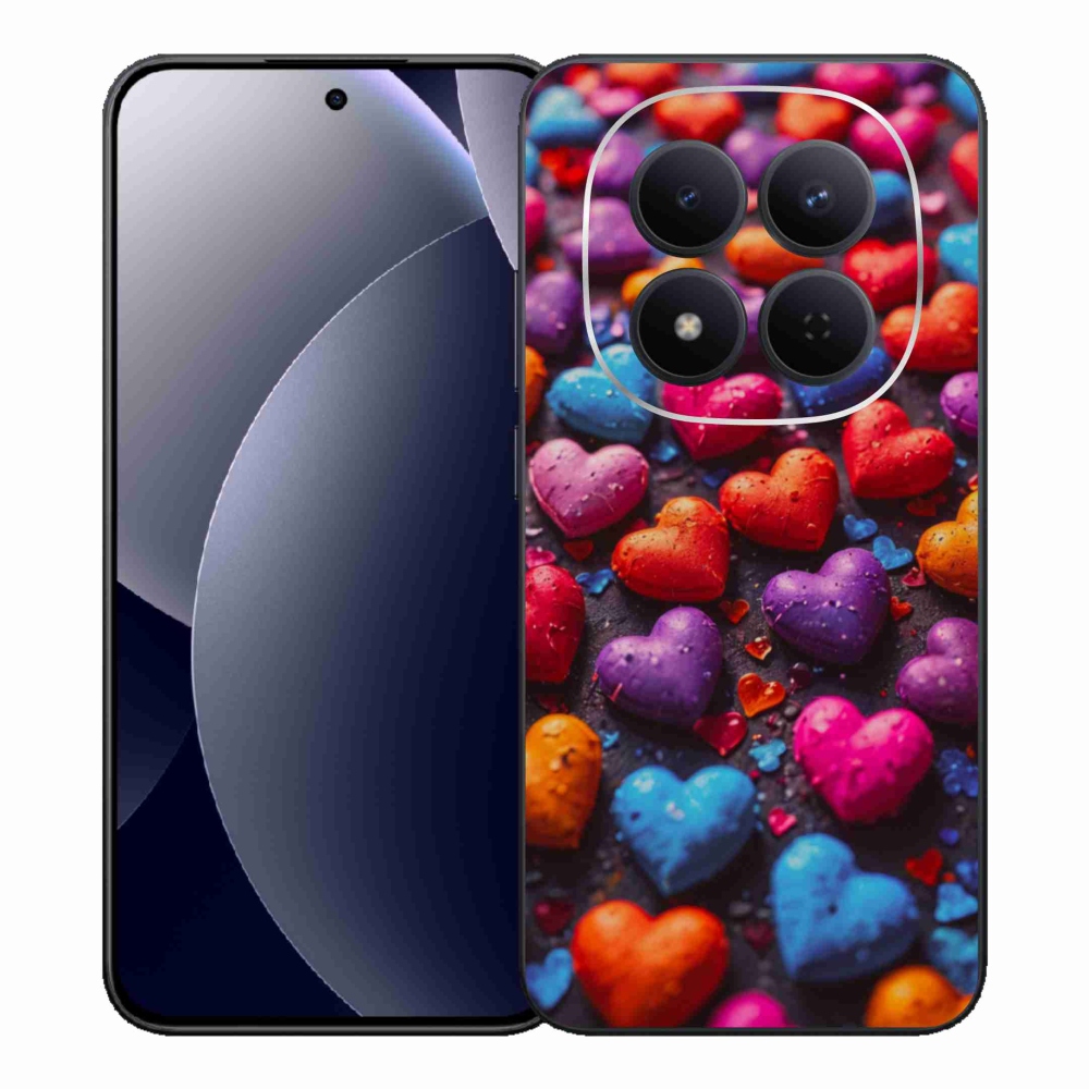 Gél borítás mmCase a Xiaomi Redmi Note 15 Pro 5G számára - színes szív