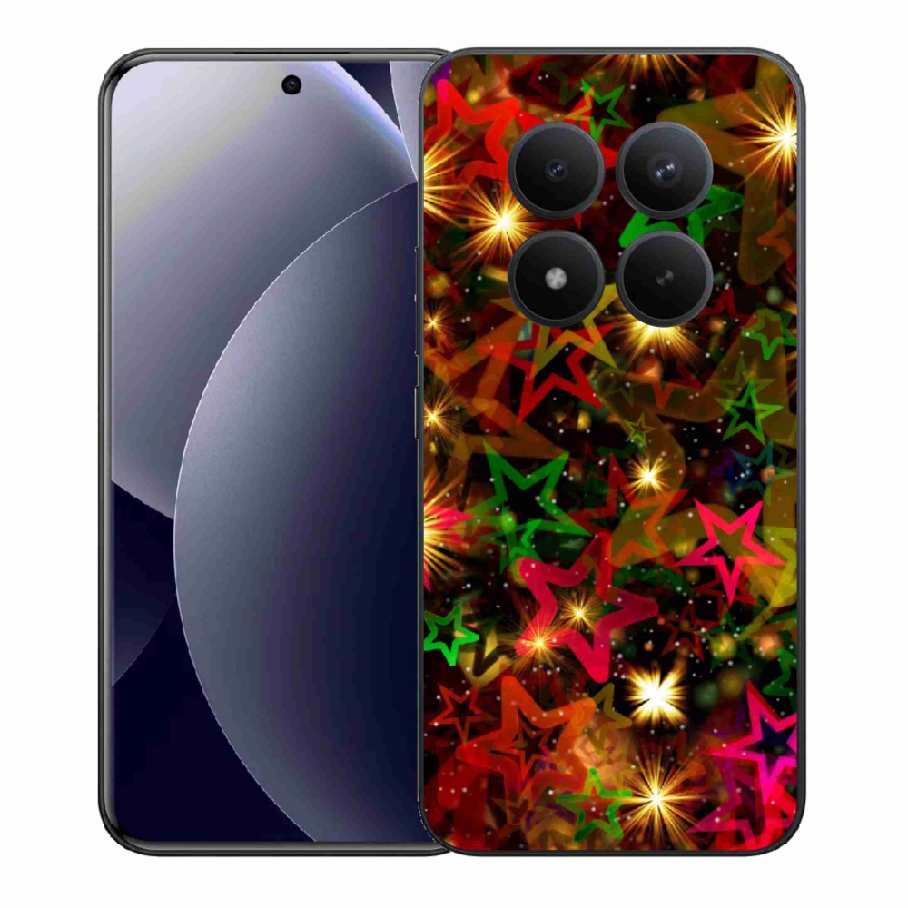 Gél borítás mmCase a Xiaomi Redmi Note 15 Pro+ 5G/Xiaomi Poco M8 Pro 5G számára - színes csillagok